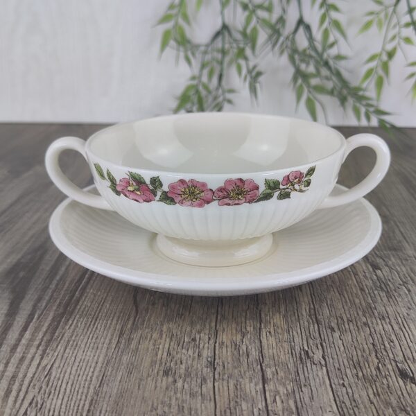 1738951414948 Wedgwood Briar Rose Soepkom met Schotel