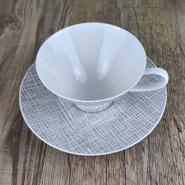 Rosenthal Studio Linie: Form 2000 Seidenbast Theekop & Schotel