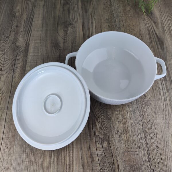 Rosenthal Studio Linie: Modulation Platinband Dekschaal met Deksel