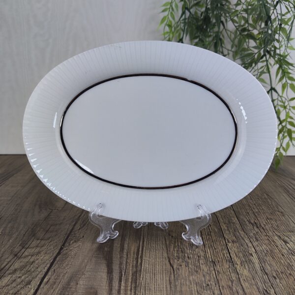 Rosenthal Studio Linie: Modulation Platinband Serveerschaal klein