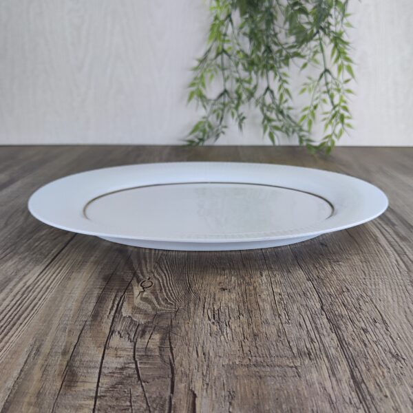 Rosenthal Studio Linie: Modulation Platinband Serveerschaal middel