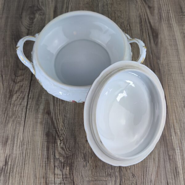 Rosenthal Sanssouci Moosrose Dekschaal met Deksel