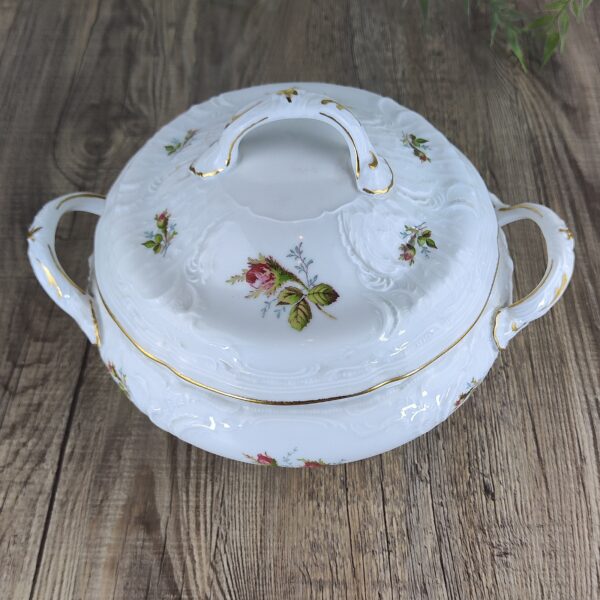 Rosenthal Sanssouci Moosrose Dekschaal met Deksel