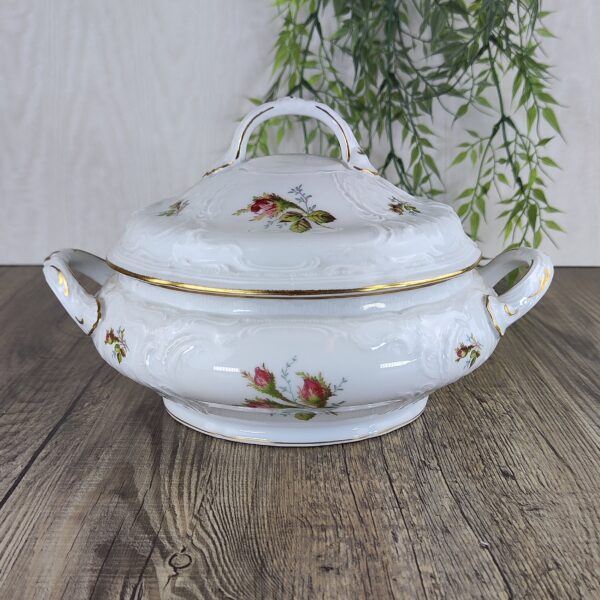 Rosenthal Sanssouci Moosrose Dekschaal met Deksel