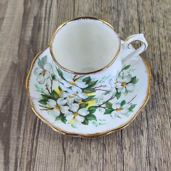 Royal Albert White Dogwood Dames Kop en Schotel Koffie