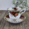 Royal Albert Old Country Roses Herenkop en Schotel 1
