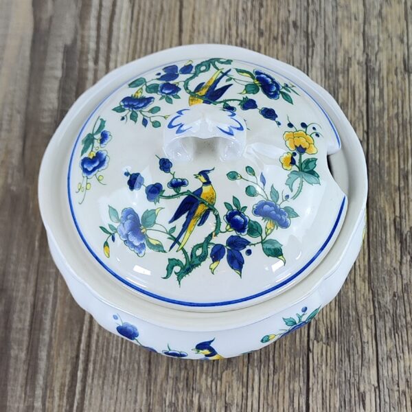 Villeroy & Boch Phoenix Blau Suiker- Confiturepot met Deksel 2