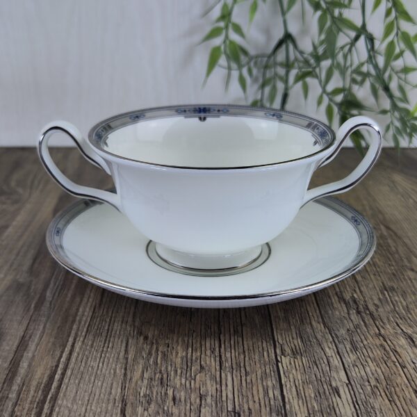 Wedgwood Amherst Soepkom met schotel 1 Wedgwood Amherst Soepkom met schotel 1
