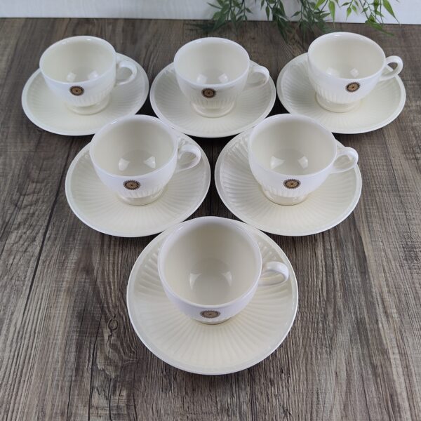Wedgwood Edme 6x Theekop & Schotel Rotary International LE 200 sets 2