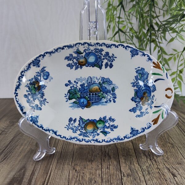 's Fruit Basket Blue Ovaal Schaaltje 1 's Fruit Basket Blue Ovaal Schaaltje 1