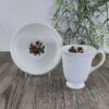 Wedgwood Moss Rose Koffiekop & schotel 3