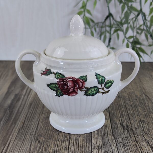 Wedgwood Moss Rose Suikerpot met deksel 1