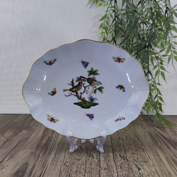 Herend Rothschild Bird 212 Serveerschaal Schotel Sauskom 1
