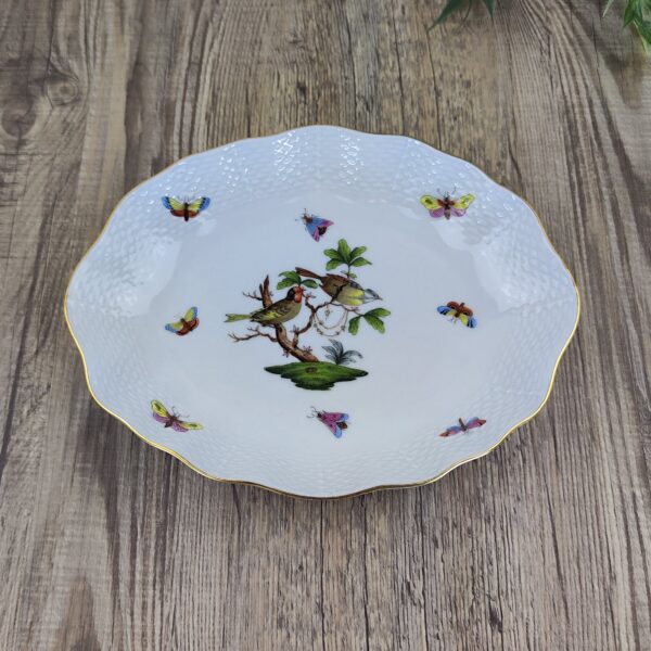 Herend Rothschild Bird 212 Serveerschaal Schotel Sauskom 3