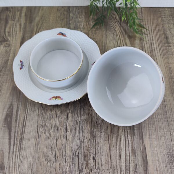 Herend Rothschild Bird 391 Botervloot Rond 4