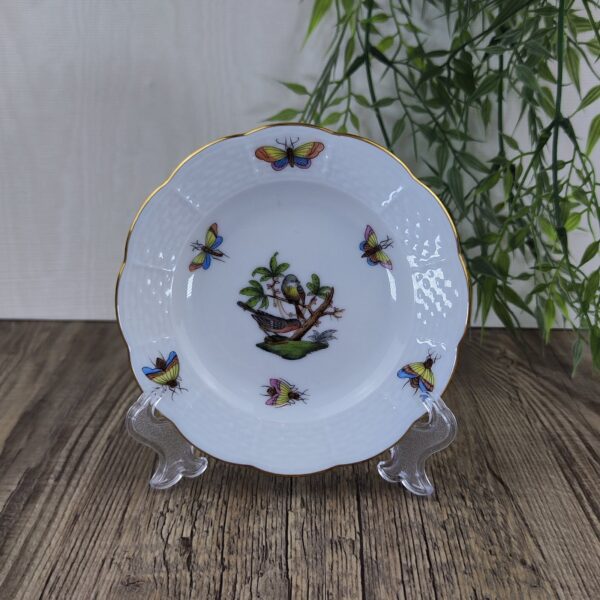 Herend Rothschild Bird 512 Petit Four Bordje 1
