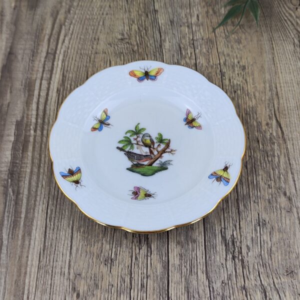 Herend Rothschild Bird 512 Petit Four Bordje 3