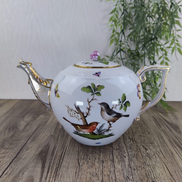 Herend Rothschild Bird 606 Theepot 1