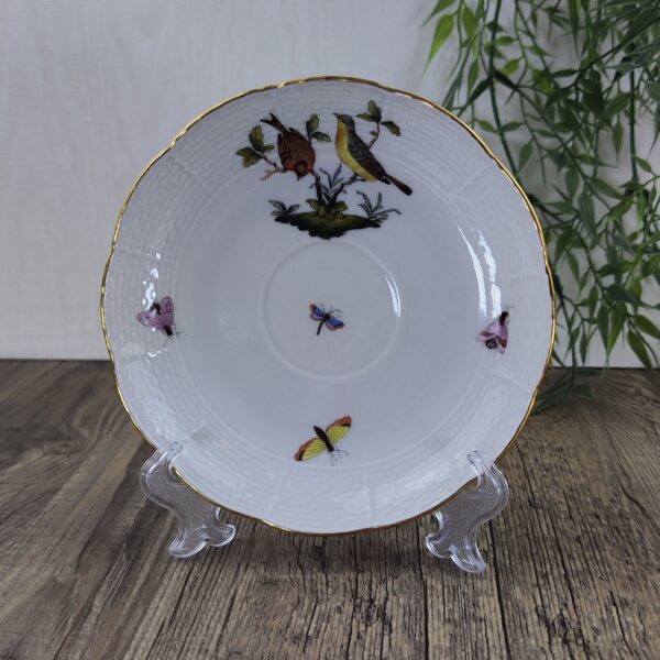 Herend Rothschild Bird 706 Schotel voor Koffiekop 1
