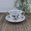 Herend Rothschild Bird 750 Soepkom met Schotel 1