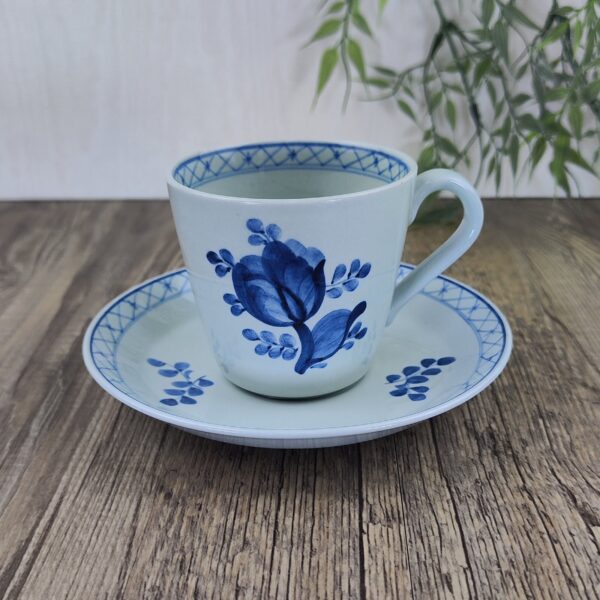 Royal Copenhagen Aluminia Tranquebar 2795 Koffiekop en Schotel 1