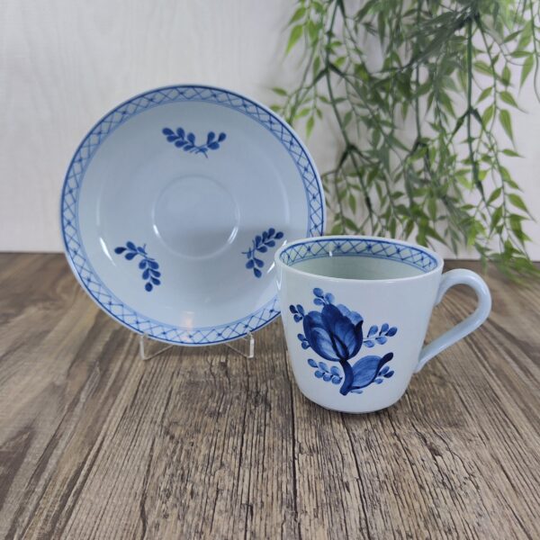Royal Copenhagen Aluminia Tranquebar 2795 Koffiekop en Schotel 3