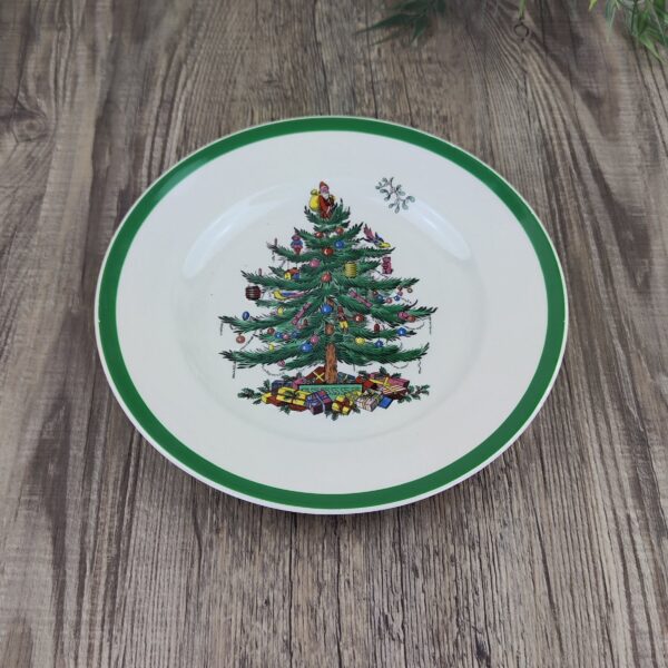Spode Christmas Tree Gebaks- Fruit- Dessertbord 3