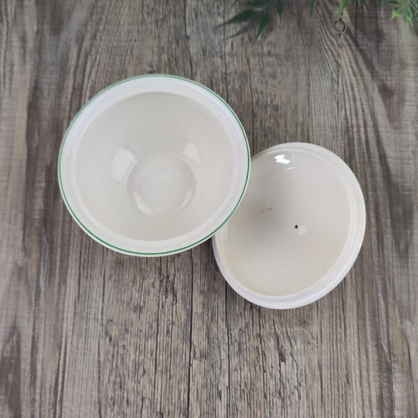 Spode Christmas Tree Suikerpot met Deksel rond 3