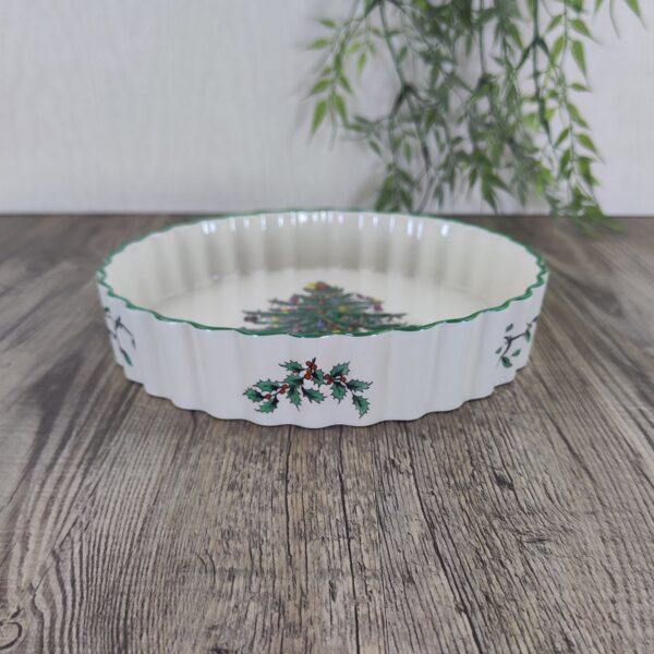 Spode Christmas Tree Taartvorm Quiche Ovenschaal 2