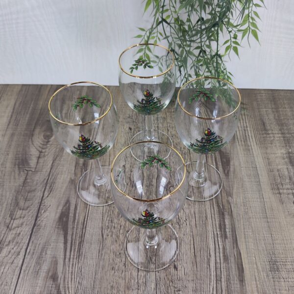 Spode Christmas Tree Wijnglazen set van 4 1