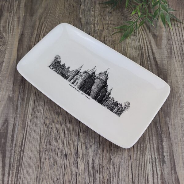 Villeroy & Boch Amsterdam Cakeschaal Nieuwmarkt met Waag 3