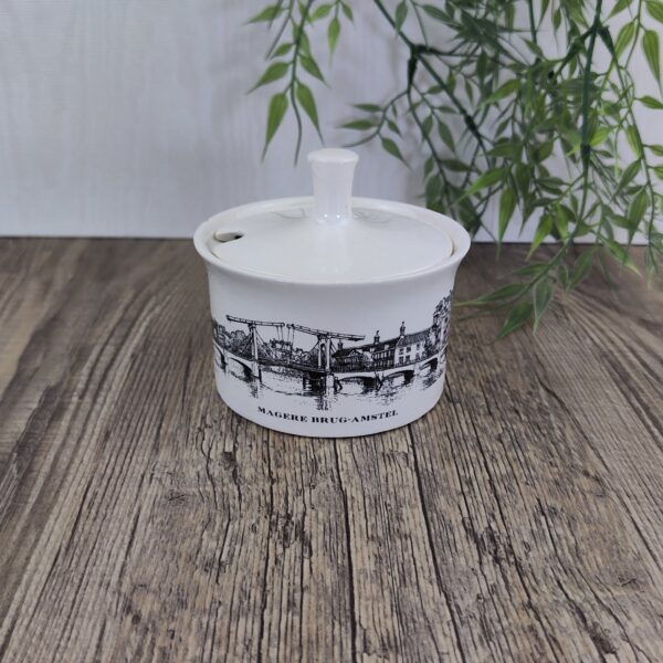 Villeroy & Boch Amsterdam Suikerpot met Deksel Magere Brug – Amstel 1 Villeroy & Boch Amsterdam Suikerpot met Deksel Magere Brug – Amstel 1