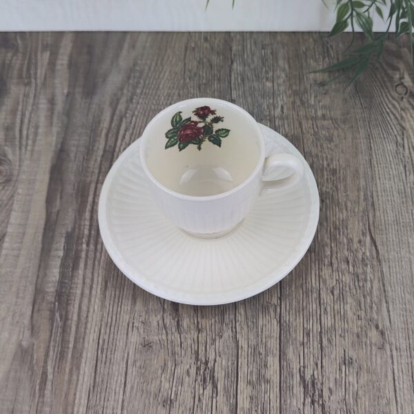 Wedgwood Moss Rose Espressokop & schotel 2
