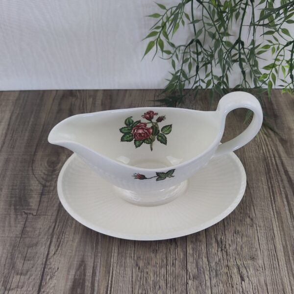 Wedgwood Moss Rose Saus- Juskom vaste schotel 2