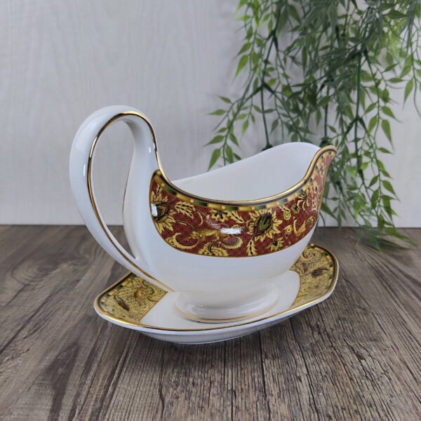 Wedgwood Persia Saus- Juskom met losse Schotel 3