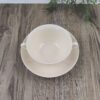 Wedgwood Queens Plain Soepkom met Schotel 2