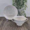 Wedgwood Queens Plain Soepkom met Schotel 3