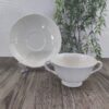 Wedgwood Queens Shape Soepkom met Schotel 3