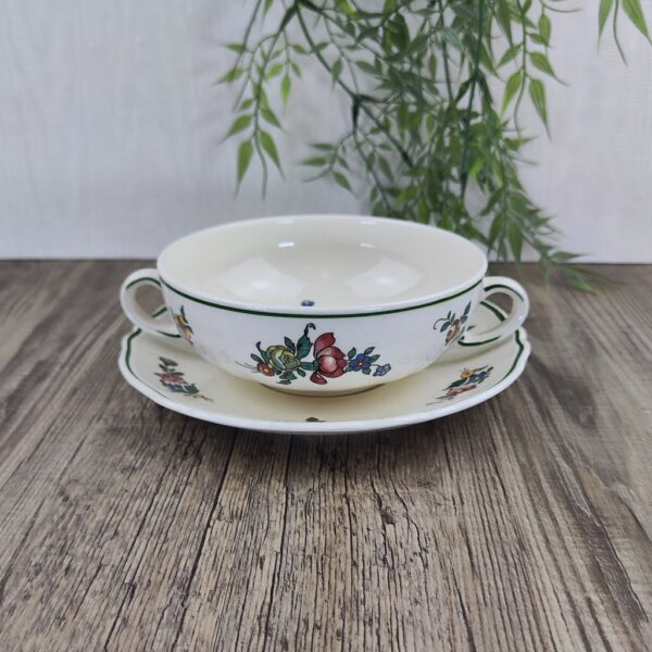 Villeroy & Boch Alt Strassburg Soepkom met Schotel Roos 1