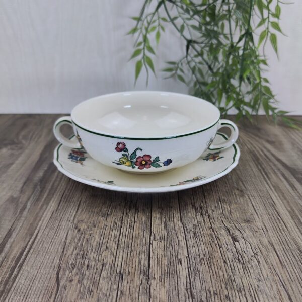 Villeroy & Boch Alt Strassburg Soepkom met Schotel Tulp 1 Villeroy & Boch Alt Strassburg Soepkom met Schotel Tulp 1