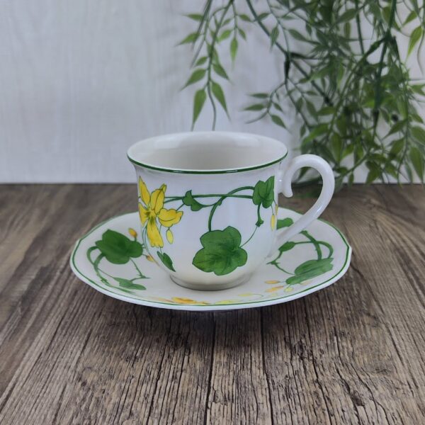 Villeroy & Boch Geranium Koffiekop en Schotel 1