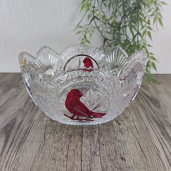 Hofbauer Byrdes Schaal Loodkristal 1