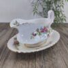 Royal Albert Moss Rose Sauciere Juskom losse Schotel 3