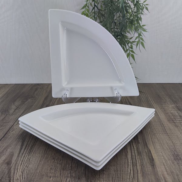 Villeroy & Boch New Wave Bord Driehoek set van 4 (cirkel) 1