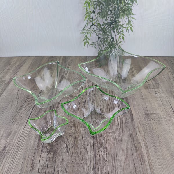 Villeroy & Boch New Wave Set van 4 glazen Schalen 1