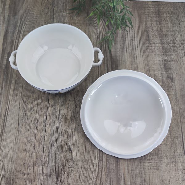 Villeroy & Boch Phoenix Blau Terrine Dekschaal met Deksel klein 3