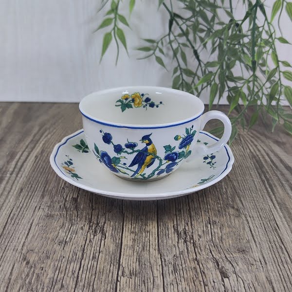 Villeroy & Boch Phoenix Blau Theekop en Schotel 1