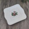 Wedgwood Moss Rose Vierkante Koek Schaal 3