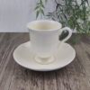 Wedgwood Queens Plain Koffiekop en Schotel 1