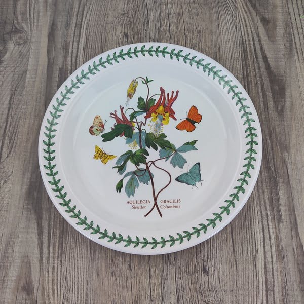 Portmeirion Botanic Garden Bord 22cm Aquilegia Gracilis 3